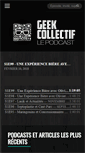 Mobile Screenshot of geekcollectif.com